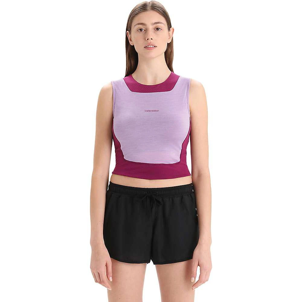 商品Icebreaker|Women's ZoneKnit Cropped Bra-Tank,价格¥401,第1张图片