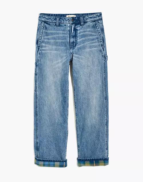 Flannel-Lined Carpenter Jeans in Kenton Wash商品第6张图片规格展示