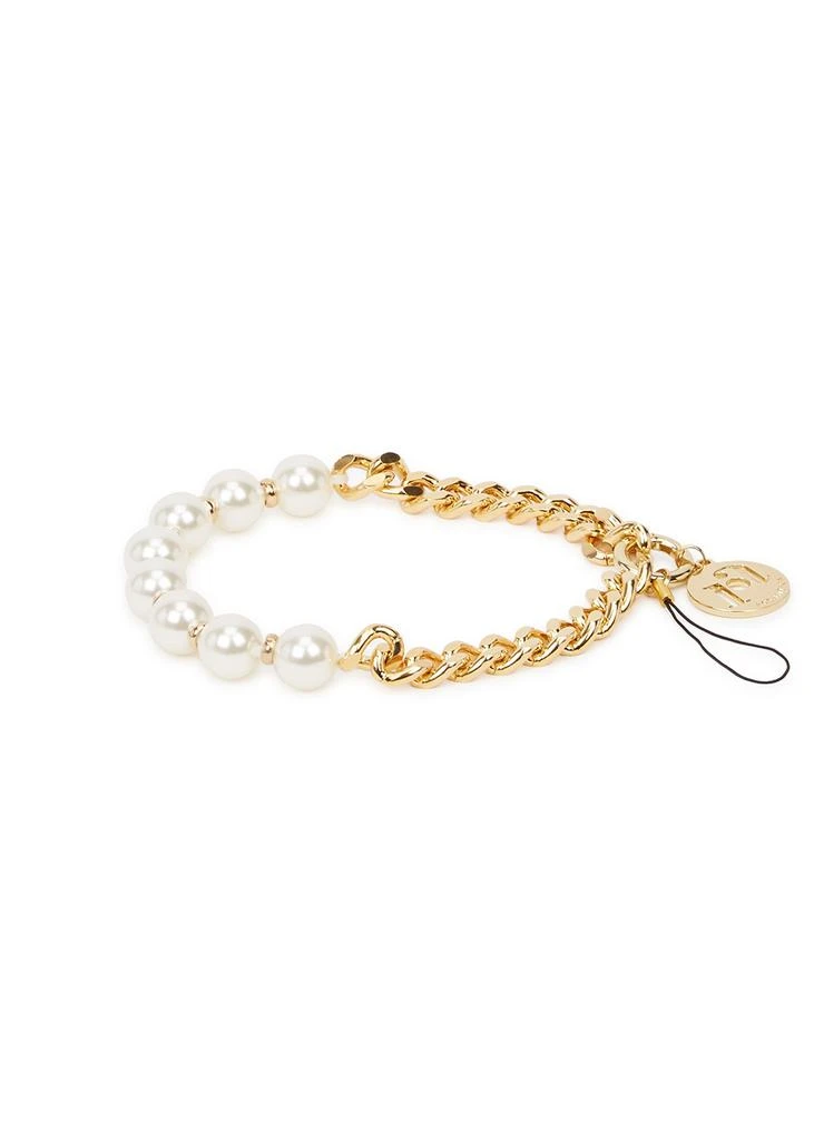 商品ROSANTICA|Amy gold-tone and faux pearl phone chain,价格¥1148,第1张图片