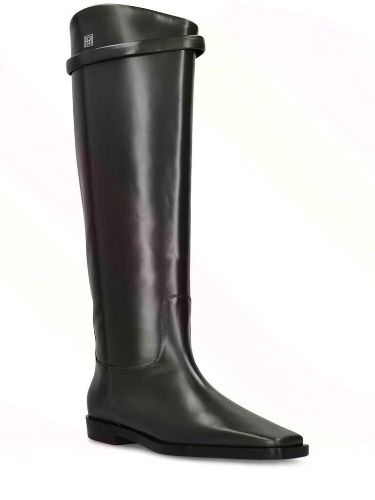 商品Totême|10mm The Riding Leather Tall Boots,价格¥8856,第2张图片详细描述