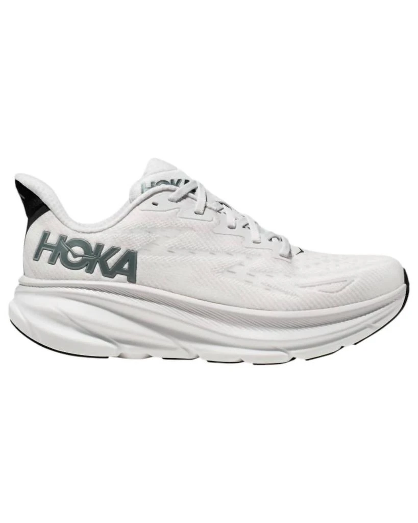 商品Hoka One One|Men's Clifton 9 Shoes In Nimbus Cloud/steel Wool,价格¥980,第2张图片详细描述