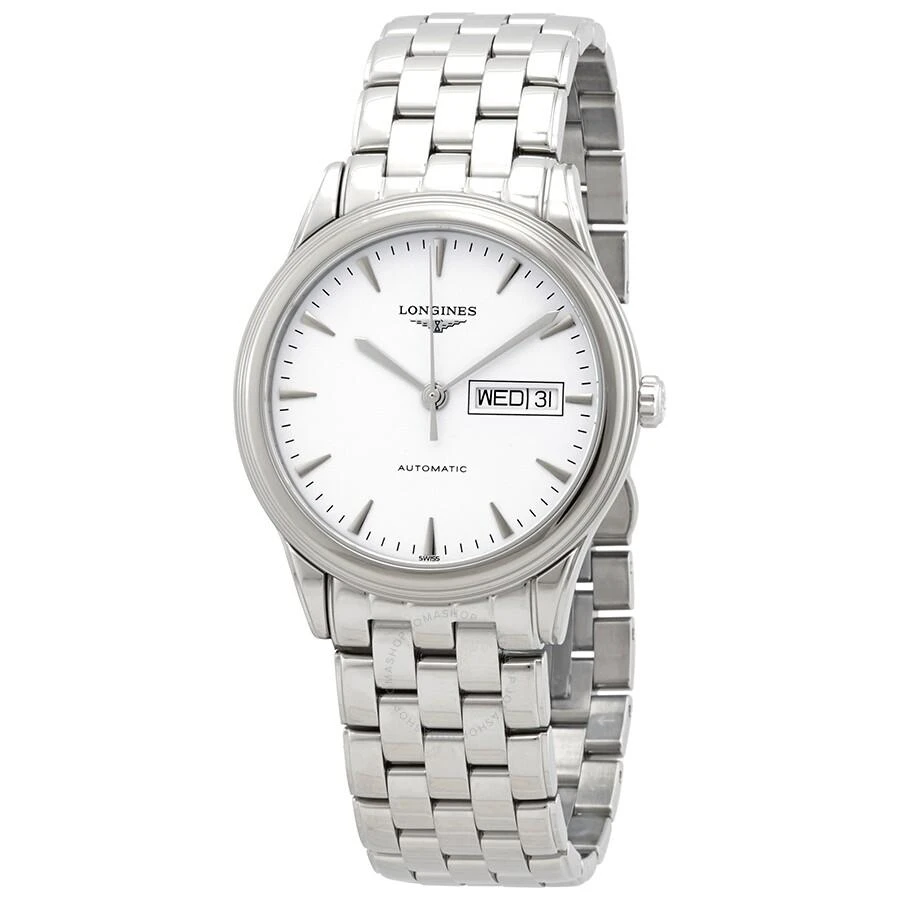 商品Longines|Flagship Automatic White Dial Men's Watch L48994126,价格¥8534,第1张图片