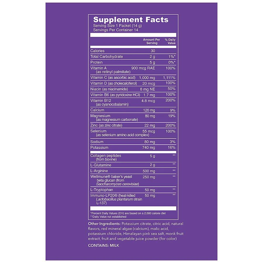 商品Vital Proteins|Vitality Immune Booster Grape Citrus,价格¥185,第5张图片详细描述