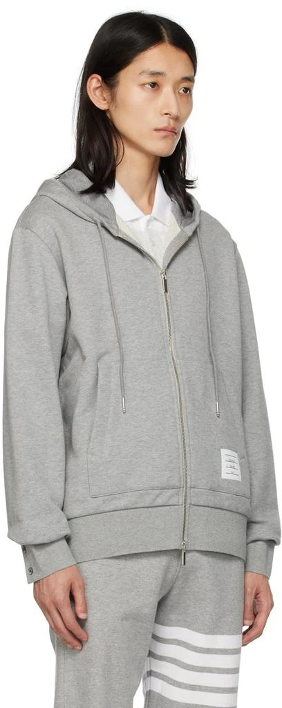 商品Thom Browne|Gray Loopback Hoodie,价格¥4924,第2张图片详细描述