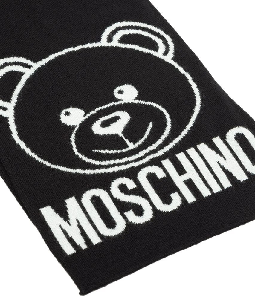 商品Moschino|Moschino Teddy Bear Wool Wool Scarf,价格¥773,第2张图片详细描述