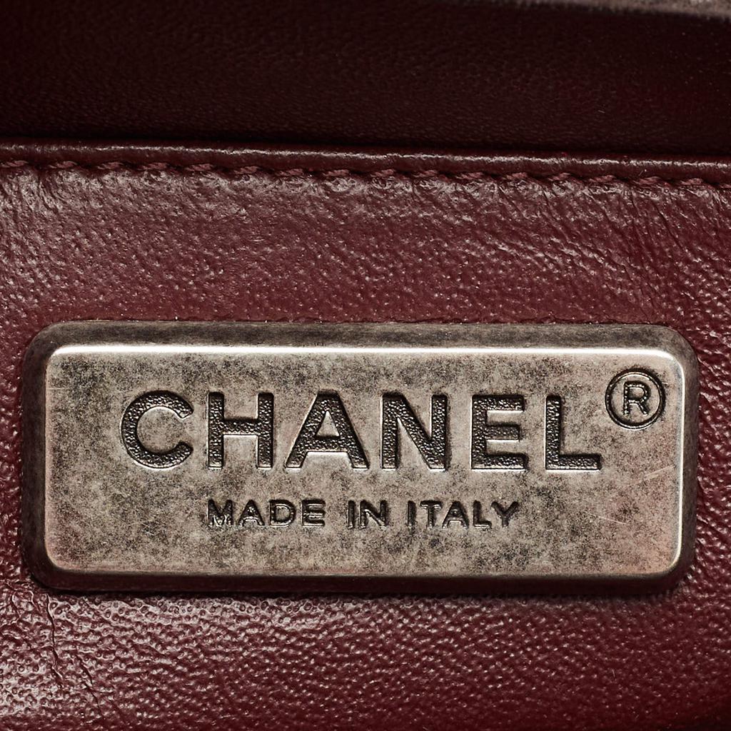 Chanel Brown Leather and Calfhair Medium Boy Flap Bag商品第10张图片规格展示