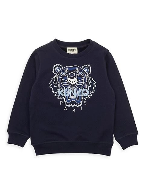 商品Kenzo|Little Kid's & Kid's Embroidered Logo Sweatshirt,价格¥1117,第1张图片