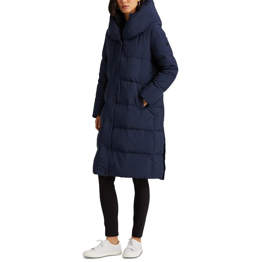 商品Ralph Lauren|Women's Oversized-Collar Hooded Down Coat,价格¥1312,第1张图片