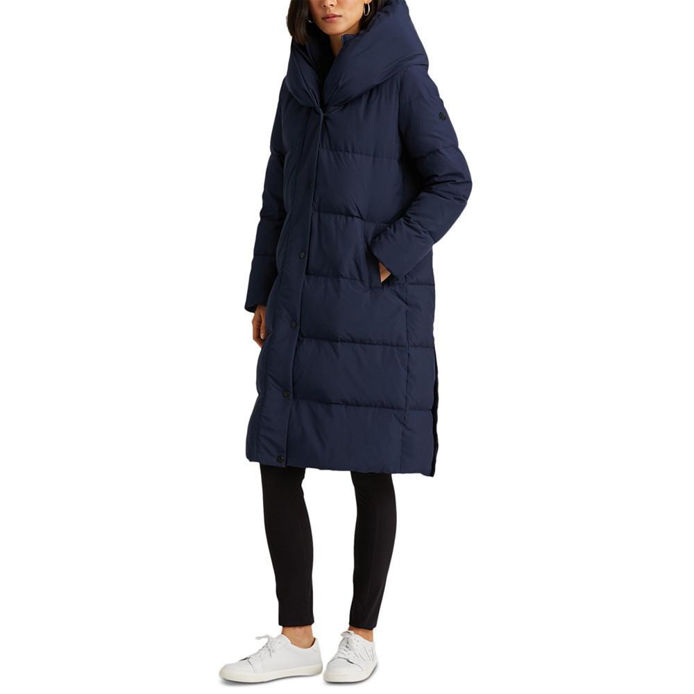 商品Ralph Lauren|Women's Oversized-Collar Hooded Down Coat,价格¥1662,第1张图片