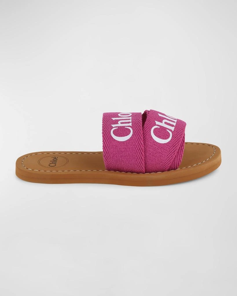 商品Chloé|Girl's Mini Me Woody Slide Sandals, Toddlers/Kids,价格¥1166,第1张图片