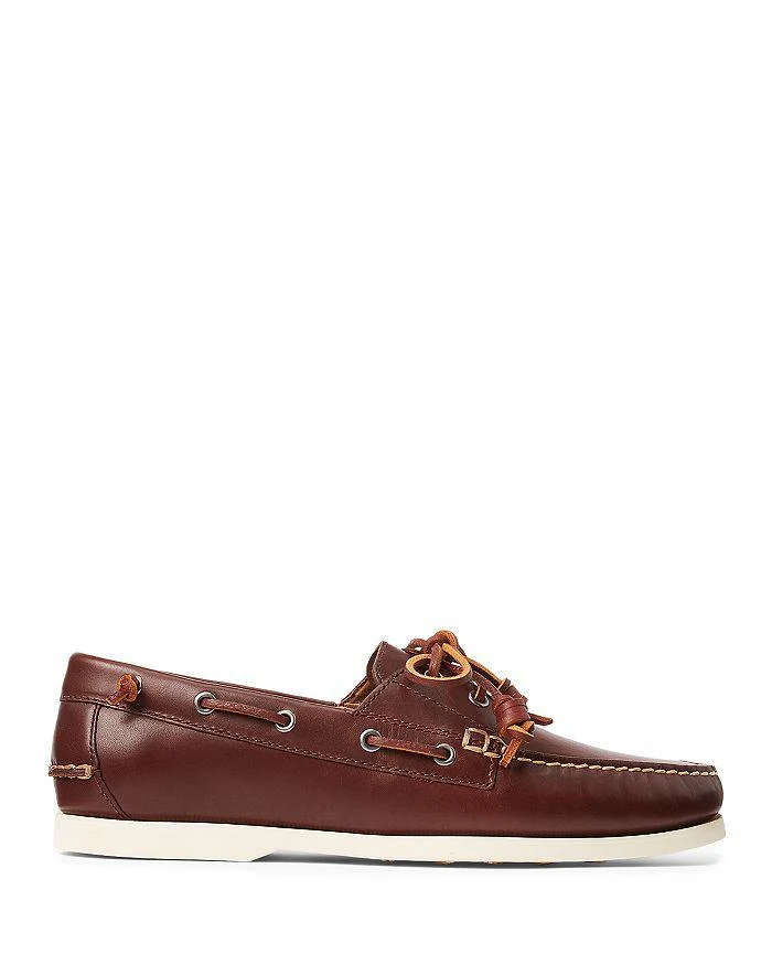 商品Ralph Lauren|Men's Merton Leather Boat Shoe,价格¥708,第3张图片详细描述