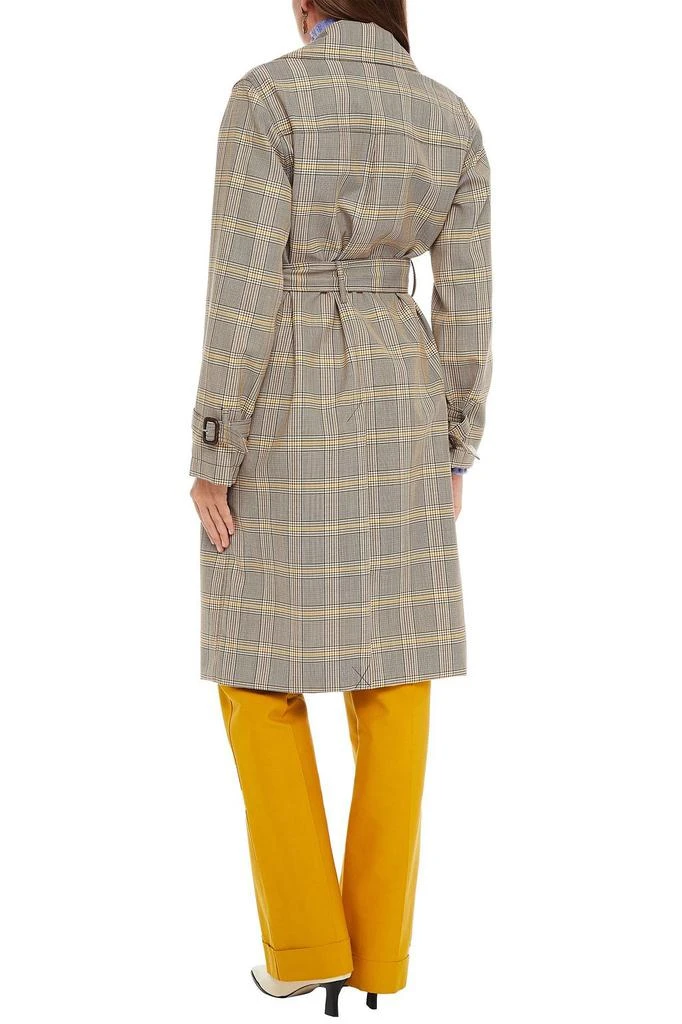 商品Victoria Beckham|Belted Prince of Wales checked wool trench coat,价格¥3270,第1张图片