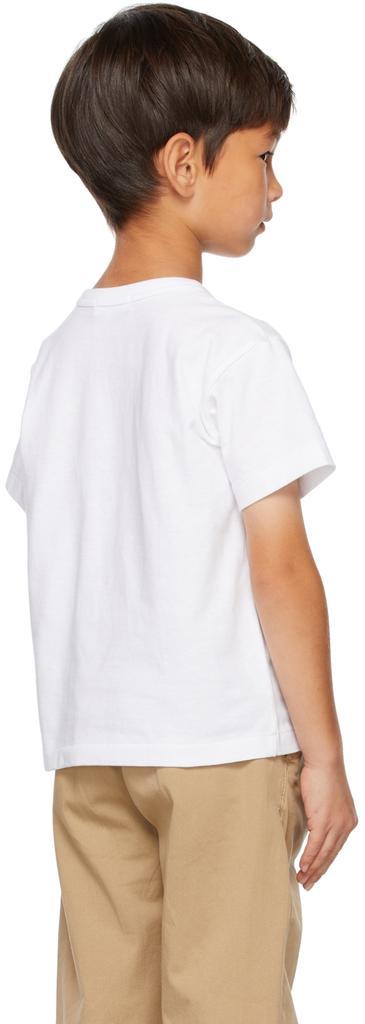 商品Comme des Garcons|Kids White & Red Big Heart T-Shirt,价格¥504,第6张图片详细描述