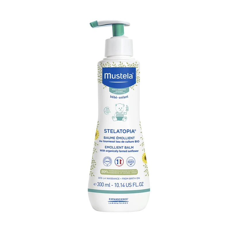 商品Mustela|Mustela妙思乐思恬雅保湿润肤膏300ml 婴儿宝宝面霜润肤身体乳,价格¥209,第1张图片