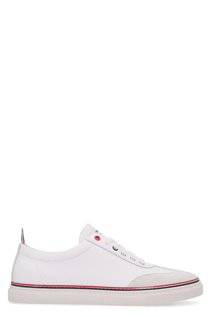 商品Thom Browne|Thom Browne Leather Low,价格¥4428,第1张图片