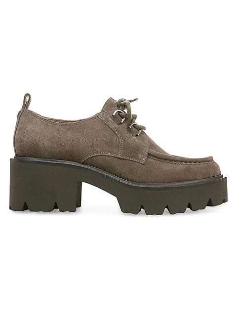 商品Sam Edelman|Monna Lace-Up Suede Loafers,价格¥476,第1张图片