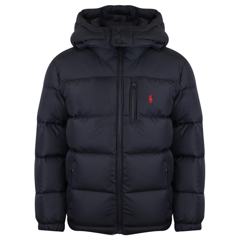 商品Ralph Lauren|Navy Hooded Padded Jacket,价格¥2220-¥2399,第1张图片