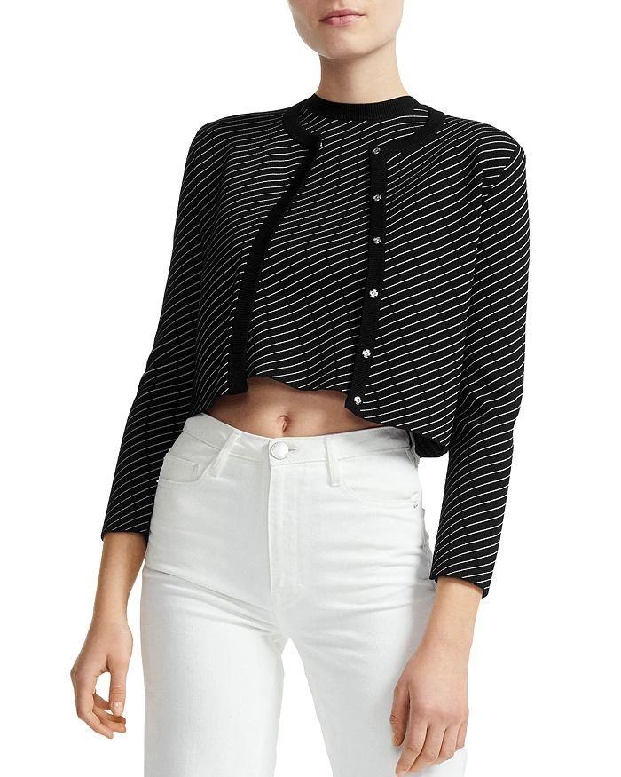 商品Maje|Malicia Cropped Cardigan,价格¥875,第1张图片