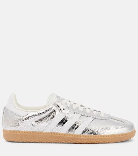 商品Adidas|Samba OG metallic leather sneakers,价格¥1281,第4张图片详细描述