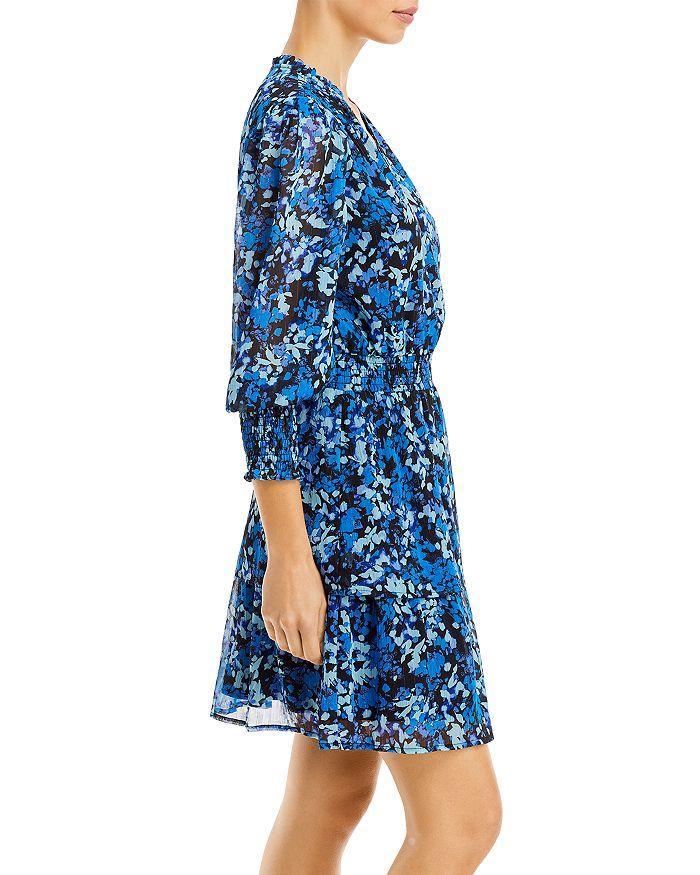 商品AQUA|Abstract Print V Neck Mini Dress - 100% Exclusive,价格¥474,第7张图片详细描述