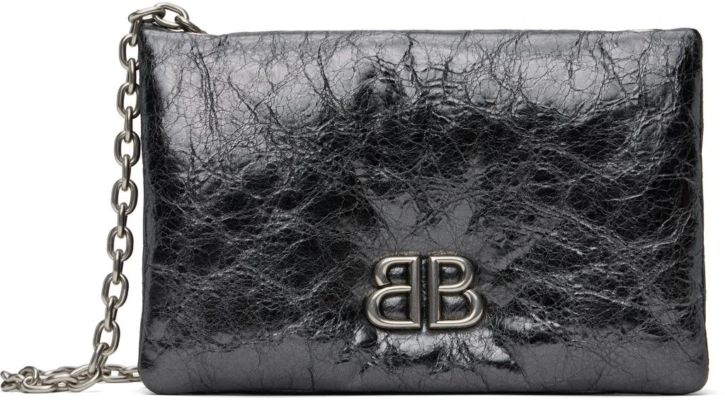 商品Balenciaga|Gray Monaco Nano Bag,价格¥8297,第1张图片