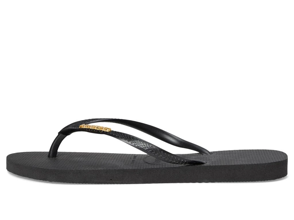 商品Havaianas|Slim Logo Metallic Flip Flops,价格¥256,第4张图片详细描述