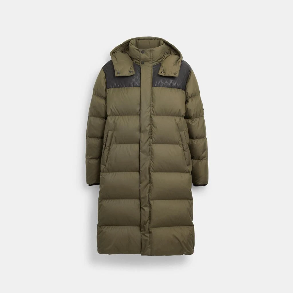 商品Coach|Coach Outlet Long Puffer Jacket,价格¥2118,第1张图片