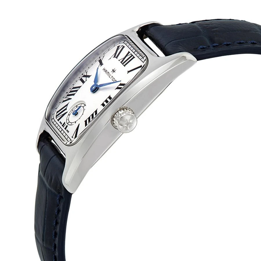 商品Hamilton|Boulton Silver-White Dial Blue Leather Ladies Watch H13321611,价格¥3834,第2张图片详细描述
