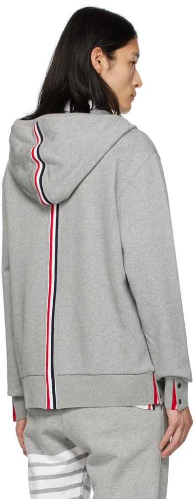 商品Thom Browne|Gray Loopback Hoodie,价格¥4924,第3张图片详细描述