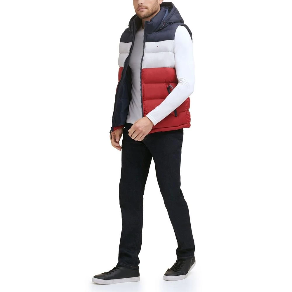 商品Tommy Hilfiger|男士经典款羽绒背心夹克,价格¥898,第1张图片