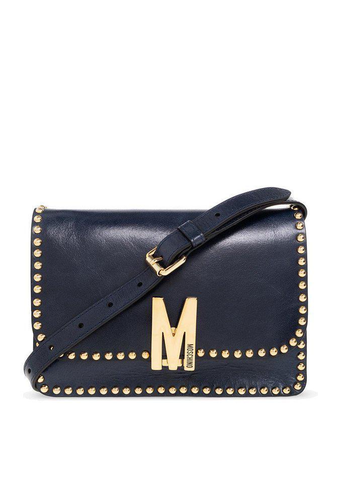 商品Moschino|Moschino Stud-Detailed Foldover Top Crossbody Bag,价格¥4053,第1张图片