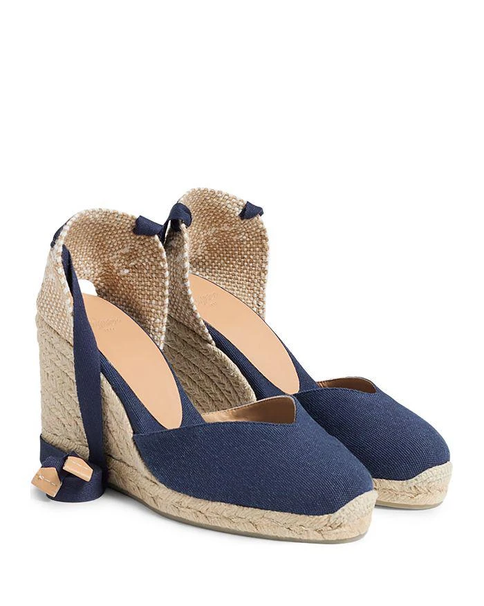 商品CASTAÑER|Women's Chiara Almond Toe Espadrille Wedge Platform d'Orsay Pumps,价格¥714,第1张图片详细描述