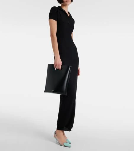 商品Alaïa|Le Cœur漆皮与PU材质露跟高跟鞋,价格¥10961,第2张图片详细描述