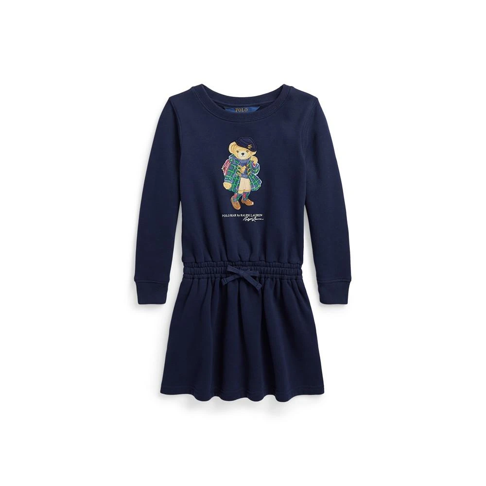 商品Ralph Lauren|Toddler and Little Girls Polo Bear Fleece Dress,价格¥447,第1张图片