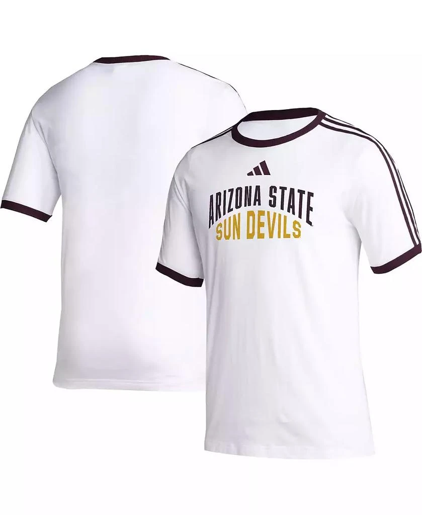 商品Adidas|Men's White Arizona State Sun Devils Arch T-shirt,价格¥247,第1张图片