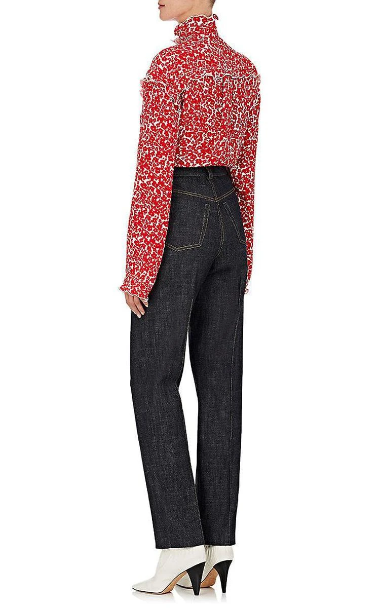 商品Derek Lam|Floral Silk Georgette Ruffle Blouse,价格¥1450,第4张图片详细描述