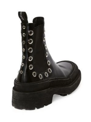 商品Alexander McQueen|Grommet Leather Chelsea Boots,价格¥4897,第3张图片详细描述