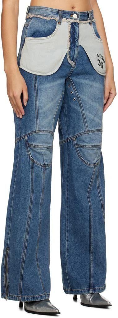 商品ANDERSSON BELL|Blue Madison Contoured Jeans,价格¥3851,第2张图片详细描述