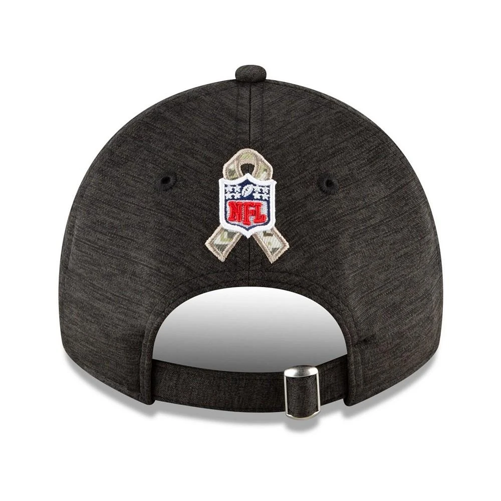 商品New Era|Men's Heather Black New Orleans Saints 2020 Salute to Service 9TWENTY Adjustable Hat,价格¥269,第4张图片详细描述