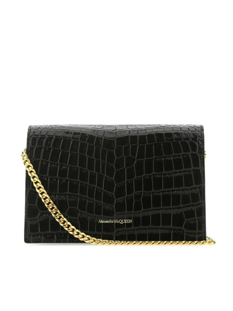 商品Alexander McQueen|crocodile effect crossbody bag,价格¥6784,第3张图片详细描述