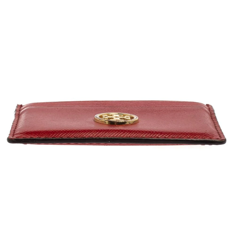 Tory Burch Red Leather Robinson Card Holder 商品