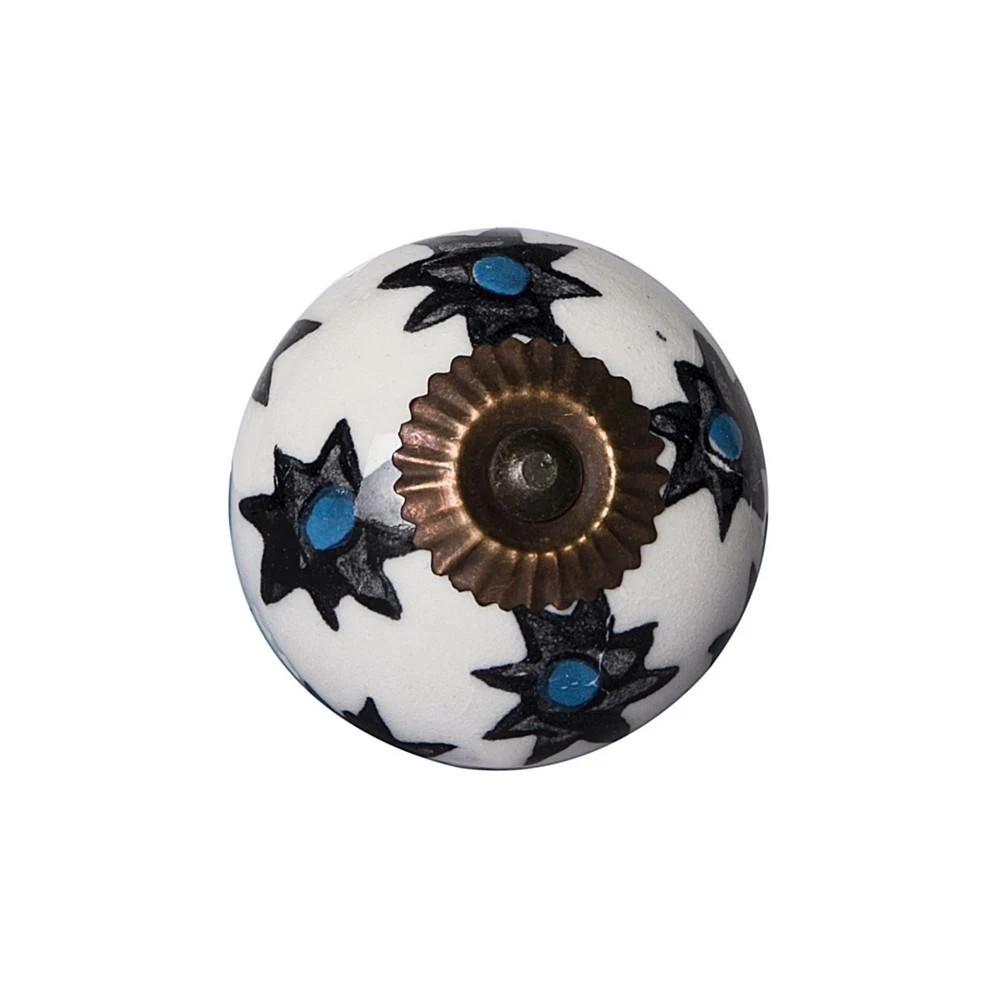 商品KNOB-IT|Handpainted Ceramic Knob Set of 8,价格¥314,第2张图片详细描述