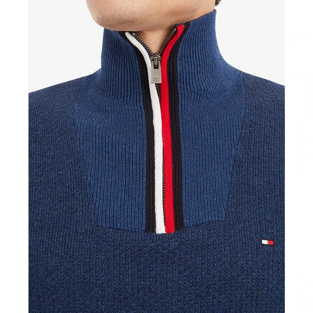 商品Tommy Hilfiger|Men's Big & Tall Manhattan Quarter Zip Sweater,价格¥290,第3张图片详细描述