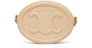 商品Celine|Oval Bag Cuir Triomphe In Smooth Calfskin,价格¥15474,第2张图片详细描述