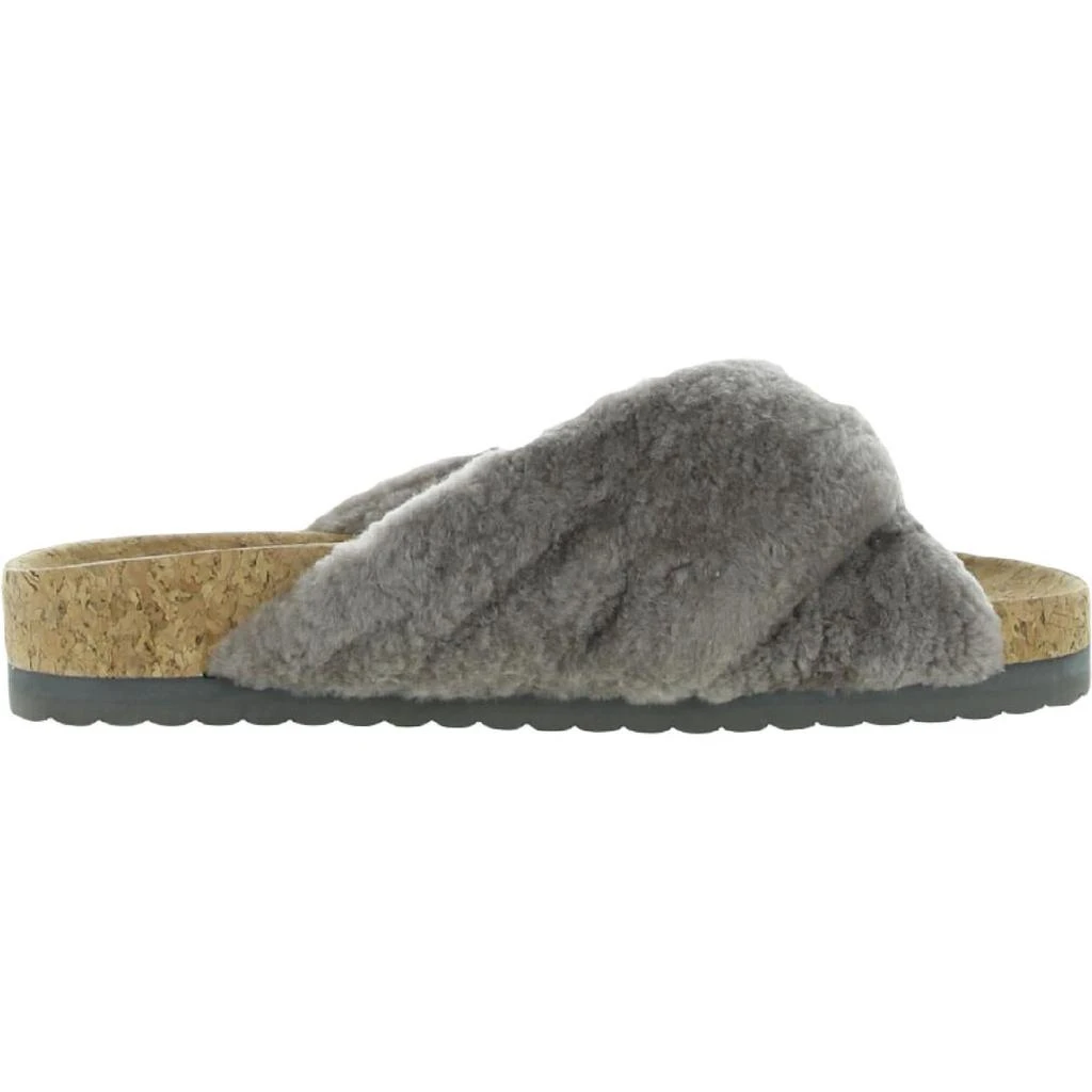 商品Vince|Vince Womens Goran Lamb Fur Comfort Insole Footbed Sandals,价格¥1279,第4张图片详细描述