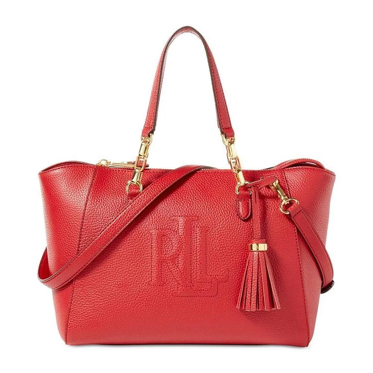 商品Ralph Lauren|Leather Small Stefanie II Satchel,价格¥1102,第1张图片