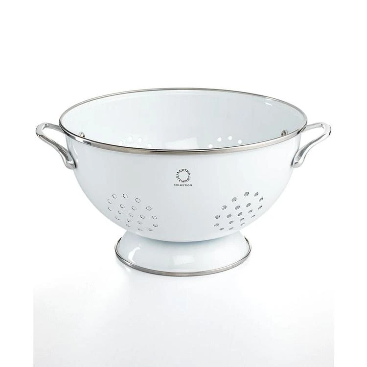 商品Martha Stewart Collection|Enamel on Steel 5 Qt. White Colander, Created for Macy's,价格¥185,第1张图片
