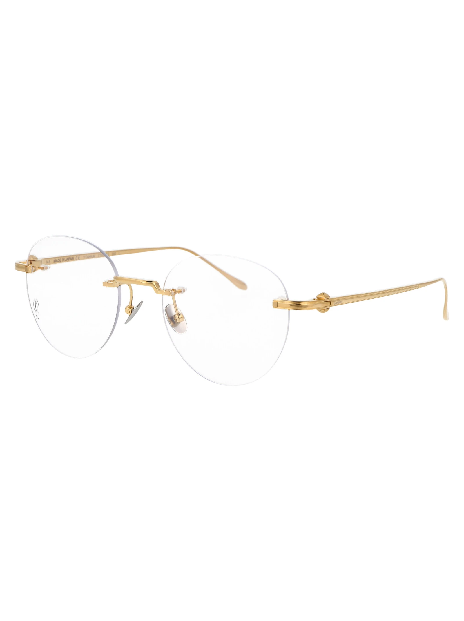 商品Cartier|Cartier 男士镜架 CT0342O002 花色,价格¥11611,第3张图片详细描述