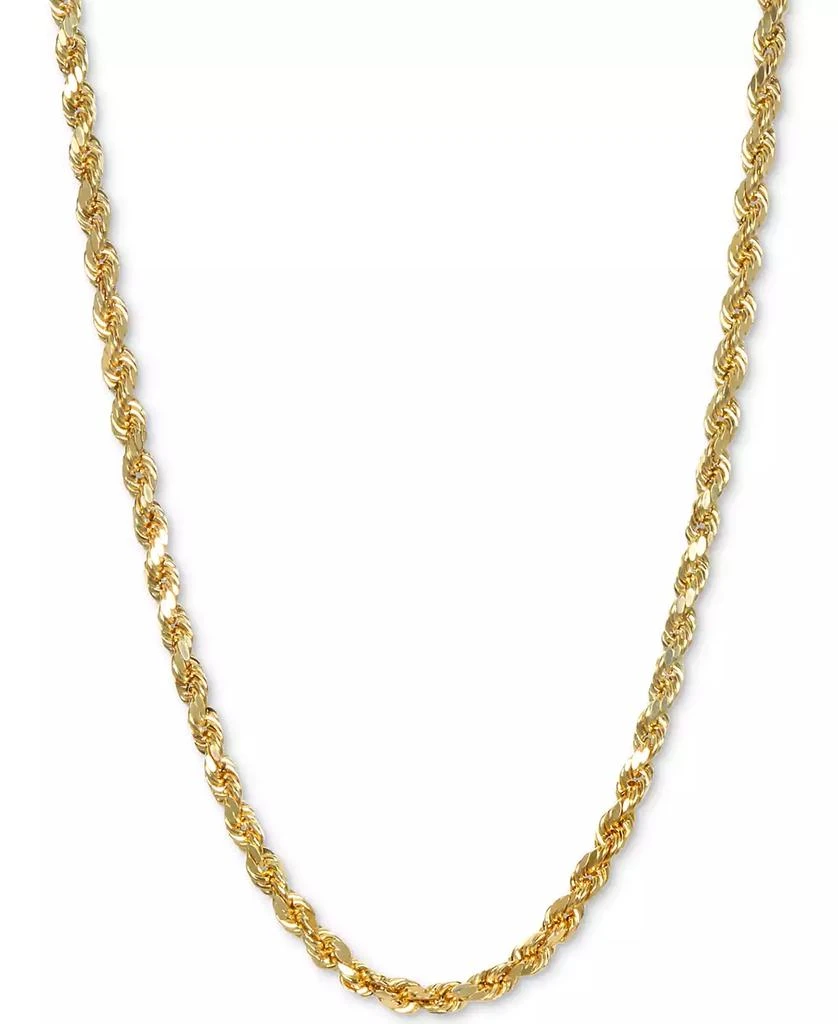 商品Italian Gold|Rope 30" Chain Necklace in 14k Gold,价格¥11286,第1张图片