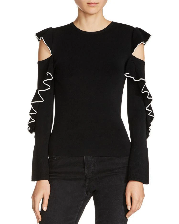 商品Maje|Madeline Cold-Shoulder Sweater,价格¥1203,第1张图片